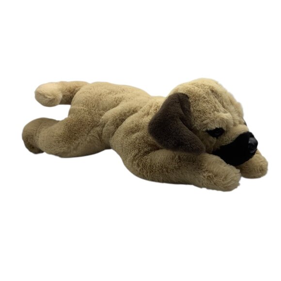 FAO SCHWARZ Lying Puggle Pug Dog Plush Soft Stuffed Animal Toy 20" - Picture 6 of 8